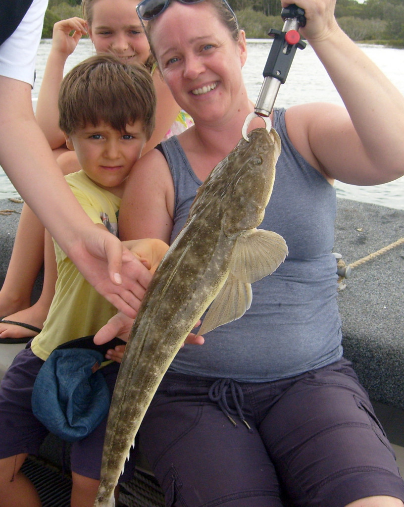Tara and mum Cat 65cm on live herring