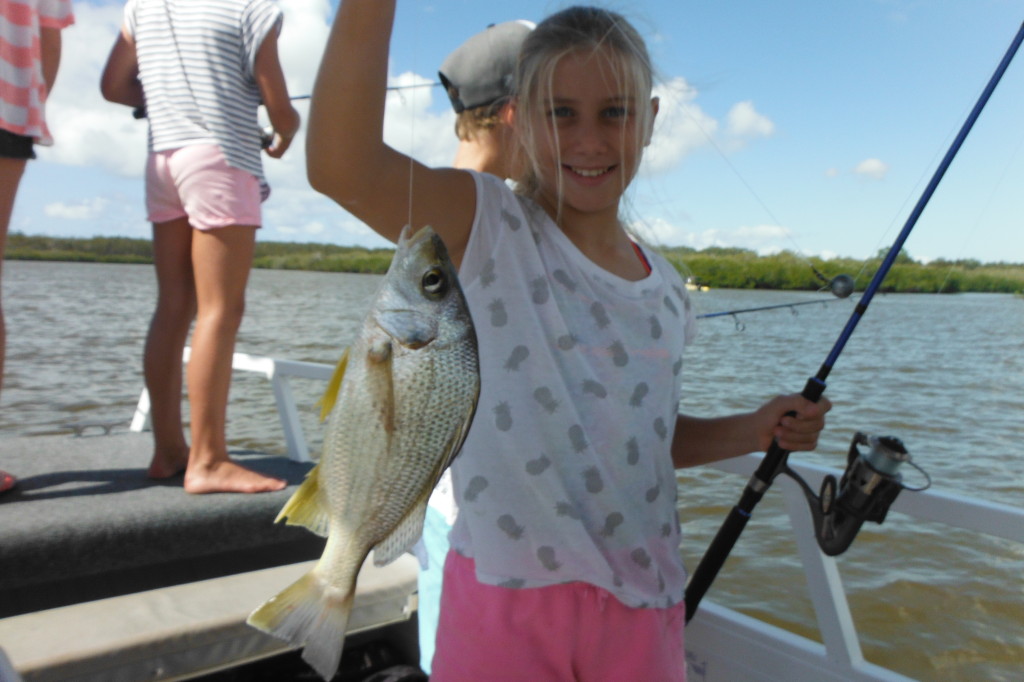 Hannah from Sydney, with a great Grunter Bream!